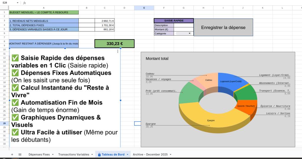 Découvrez mon outil : Le Gestionnaire de Budget&nbsp;Automatisé